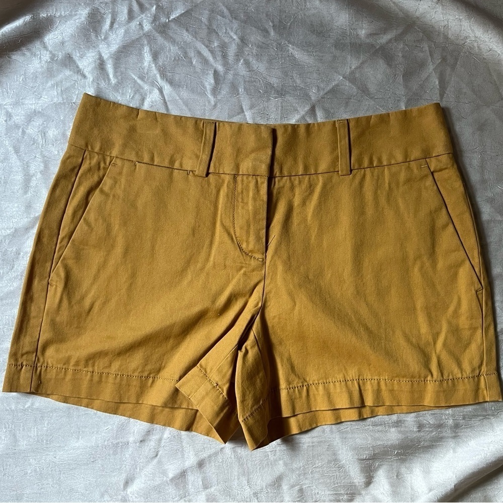 LOFT Mustard Shorts